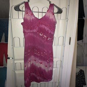 Cute pink floral dress